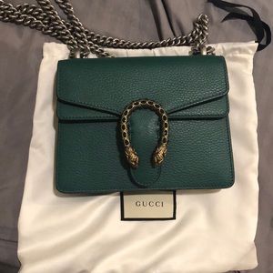 Gucci Dionysus Mini Shoulder Bag Emerald